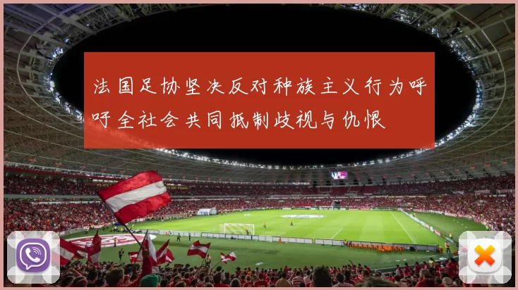 法国足协坚决反对种族主义行为呼吁全社会共同抵制歧视与仇恨