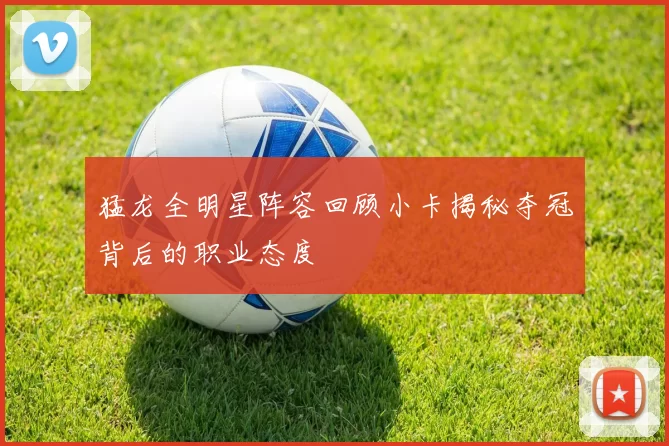 猛龙全明星阵容回顾小卡揭秘夺冠背后的职业态度
