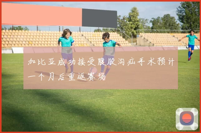 加比亚成功接受腹股沟疝手术预计一个月后重返赛场